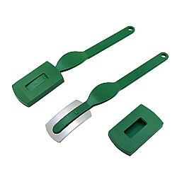 Dinc Kitchen Kapaklı Hamur Çizik Jileti 15 cm Yeşil - DİNC KİTCHEN