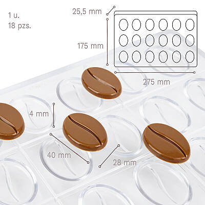 Martellato Çikolata Kalıbı Kahve Çekirdeği Coffee - 1