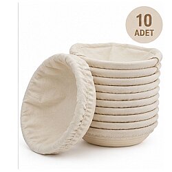 Mayalama Sepeti Bezi 22 cm Yuvarlak 10'lu Paket - 3