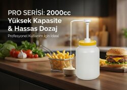Mayonez Şişesi Pompalı 2000 cc - BORA PLASTiK (1)
