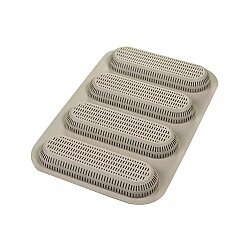 Silikon Mini Baget Ekmek Kalıbı 30×20 cm - 3