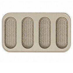 Silikon Mini Baget Ekmek Kalıbı 30×20 cm 
