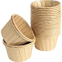 Muffin Kağıt Kek Kapsülü 50'li Kraft 