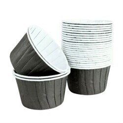 Muffin Kek Kapsülü 50'li Siyah 