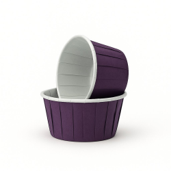 Muffin Kağıt Kek Kapsülü 50'li Mor - DincKitchen