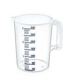 Plastik Ölçü Kabı 3 Litre 