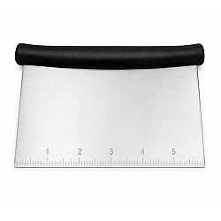 Ölçülü Paslanmaz Çelik Hamur Kazıyıcı 15×10 cm - DincKitchen