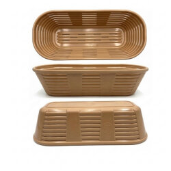 Oval Bio-Composite Bread Proofing Basket (Eco-Friendly Olive Stone) - 4