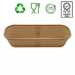 Oval Bio-Composite Bread Proofing Basket (Eco-Friendly Olive Stone) 