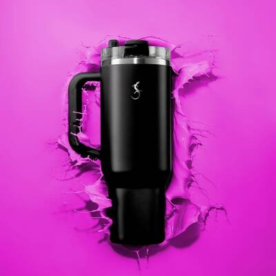 Lurch Big Cup 1.2 L Paslanmaz Çelik Termos Uzatılabilir Pipetli Çift Cidarlı Sızdırmaz - 3