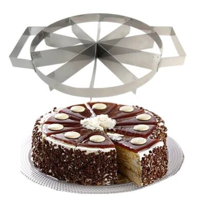 Paslanmaz Pasta Dilimleme Aparatı 10 dilim - 2