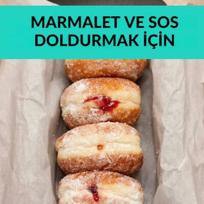 Paslanmaz Sos Marmalet Marinasyon Şırıngası - 5