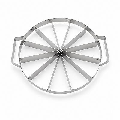 Paslanmaz Çelik Pasta Dilimleme Aparatı 28 cm 12 Dilim - 2