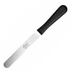 Mini Pasta Paleti Paslanmaz Çelik Düz Oval Uçlu 12 cm 
