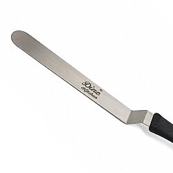 Pasta Paleti Paslanmaz Çelik Esnek Mini Kıvrık Oval Uçlu 12 cm - 2