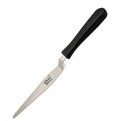 Pasta Paleti 304 Krom Esnek Mini Kıvrık Üçgen Uçlu 12 cm - 1
