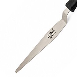Pasta Paleti 304 Krom Esnek Mini Kıvrık Üçgen Uçlu 12 cm - 3