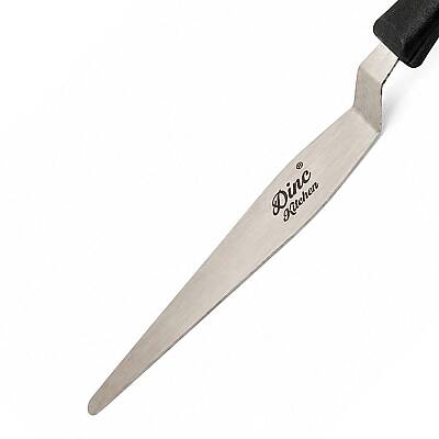 Pasta Paleti 304 Krom Esnek Mini Kıvrık Üçgen Uçlu 12 cm - 3