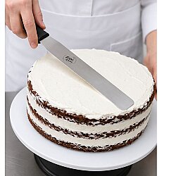 Pasta Paleti Paslanmaz Çelik Düz Küt Uçlu 30 cm - 3
