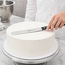 Pasta Paleti Esnek Paslanmaz Çelik Düz Oval Uçlu 25 cm - 3