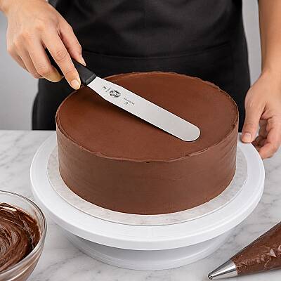 Pasta Paleti Esnek Paslanmaz Çelik Düz Oval Uçlu 20 cm - 4