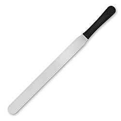 Pasta Paleti Paslanmaz Çelik Düz Oval Uçlu 36 cm 