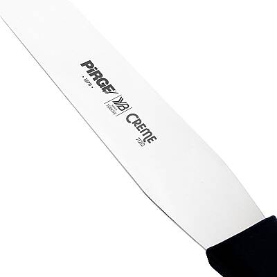 Pasta Paleti Paslanmaz Çelik Düz Oval Uçlu 30 cm - 2