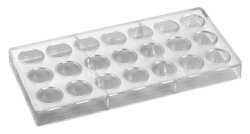 Pavoni Innovation Polikarbon Pralin Çikolata Kalıbı Yarım küre PC09 - 2