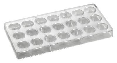 Pavoni Innovation Polikarbon Pralin Çikolata Kalıbı Yarım küre PC09 - 2