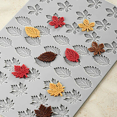 Pavoni Silikon Tuil Kalıbı Foliage & Yapraklar - 1