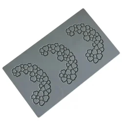 Pavoni Silikon Tuil ve Dekor Kalıbı PR007 Hearts 1 Kalp - 2