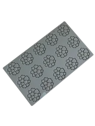 Pavoni Silikon Tuil ve Dekor Kalıbı PR008 Hearts 2 Kalp - 3