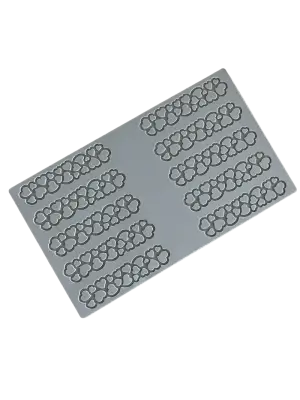 Pavoni Silikon Tuil ve Dekor Kalıbı PR009 Hearts 3 Kalp - 2