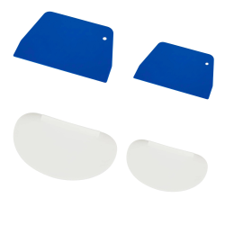 Profesyonel 4'lü Plastik Hamur Kazıyıcı Set - DincKitchen