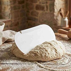 Plastik Oval Hamur Kazıyıcı 10'lu Set Beyaz 15,5*10 cm - 4