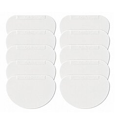 Plastik Oval Hamur Kazıyıcı 10'lu Set Beyaz 15,5*10 cm - 2