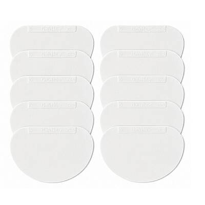Plastik Oval Hamur Kazıyıcı 10'lu Set Beyaz 15,5*10 cm - 2