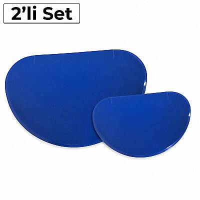 Dinc Kitchen Plastik Oval Hamur Kazıyıcı 2'li Set - 1