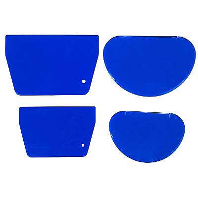 Dinc Kitchen Plastik Oval Hamur Kazıyıcı 4'lü Set - 2