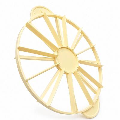 Çift Taraflı Plastik Pasta Dilimleme Aparatı 26 cm 8/12 Dilim - 1