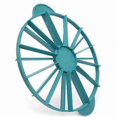 Çift Taraflı Plastik Pasta Dilimleme Aparatı 26 cm 10/12 Dilim - 1