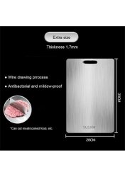 Premium Paslanmaz Kesme Tahtası - Dinc Kitchen