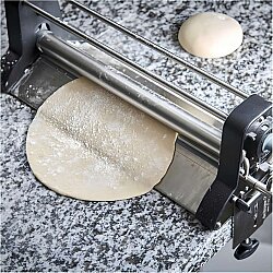 Profesyonel Ayarlı Hamur Açma Makinesi 34 cm 15-03 mm - 4