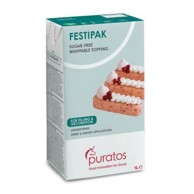 Puratos Şekersiz Sıvı Krem Şanti 1 kg - 1
