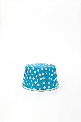 Roll-up Muffin Kek Kapsülü Mavi Puantiyeli Büyük Boy - 3