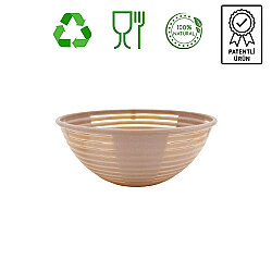 Professional Round Bio-Composite Bread Proofing Basket (Olive Stone) 