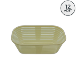 Professional Bread Proofing Basket Set - Pack of 12 (Bannetons) - 1