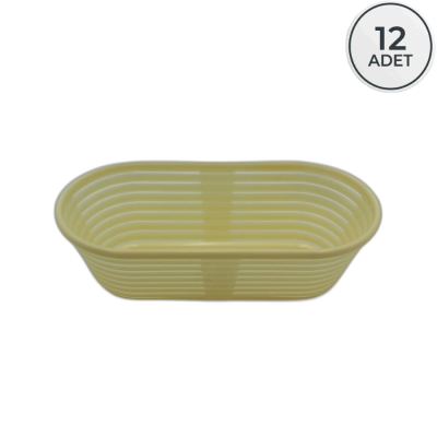 Professional Bread Proofing Basket Set - Pack of 12 (Bannetons) - 1