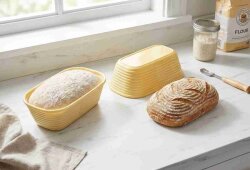 Professional Bread Proofing Basket Set - Pack of 12 (Bannetons) - 6
