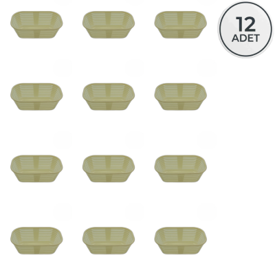 Professional Bread Proofing Basket Set - Pack of 12 (Bannetons) - 2